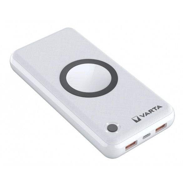 VARTA Portable Wireless Powerbank 20000mAh Silver