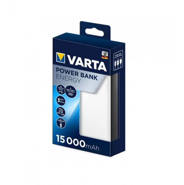 VARTA Powerbank Energy 15000mAh White
