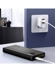 Baseus Adaman Digital Display Powerbank 20000mAh 22,5W Black