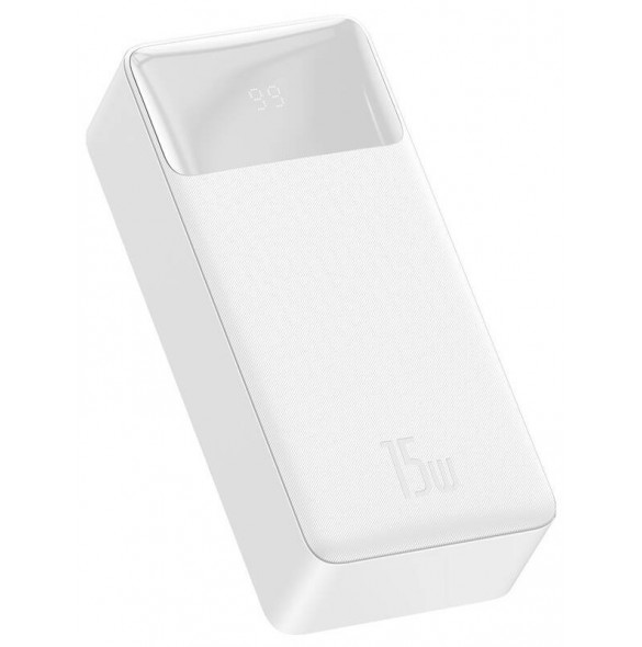 Baseus Bipow Digital Display Powerbank 30000mAh 15W White