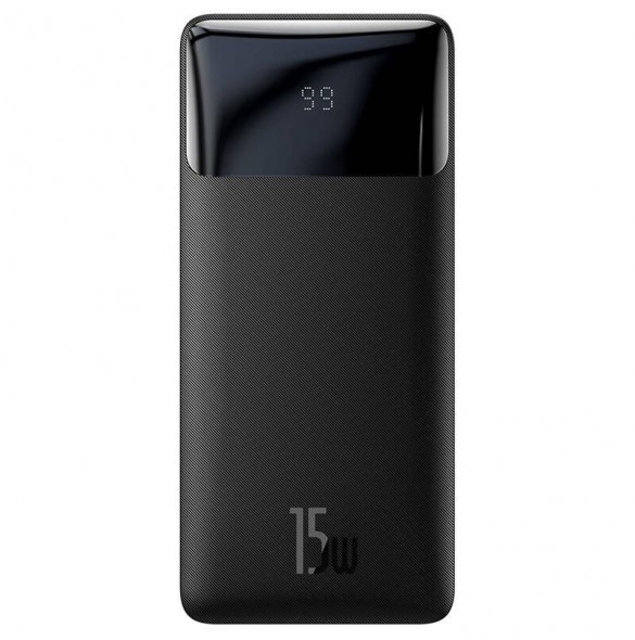 Baseus Bipow Digital Display Powerbank 30000mAh 15W Black