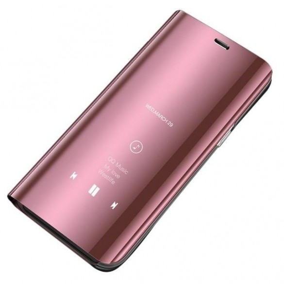 JollyFX Clear View Väska till Huawei P Smart 2019 - Rosa