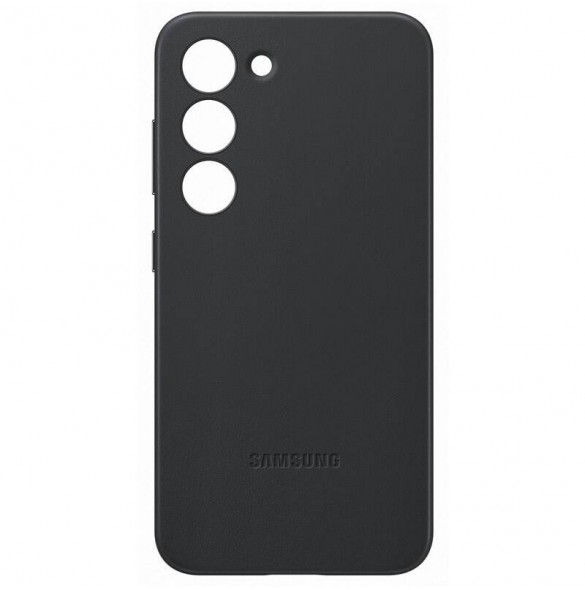 Samsung Leather Cover for Galaxy S23 Black (VS911LBE)