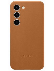 Samsung Leather Cover for Galaxy S23 Camel (VS911LAE)