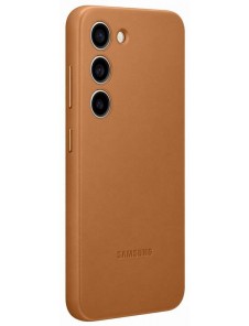 Samsung Leather Cover for Galaxy S23 Camel (VS911LAE)