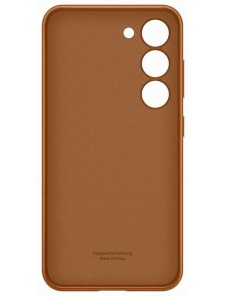 Samsung Leather Cover for Galaxy S23 Camel (VS911LAE)