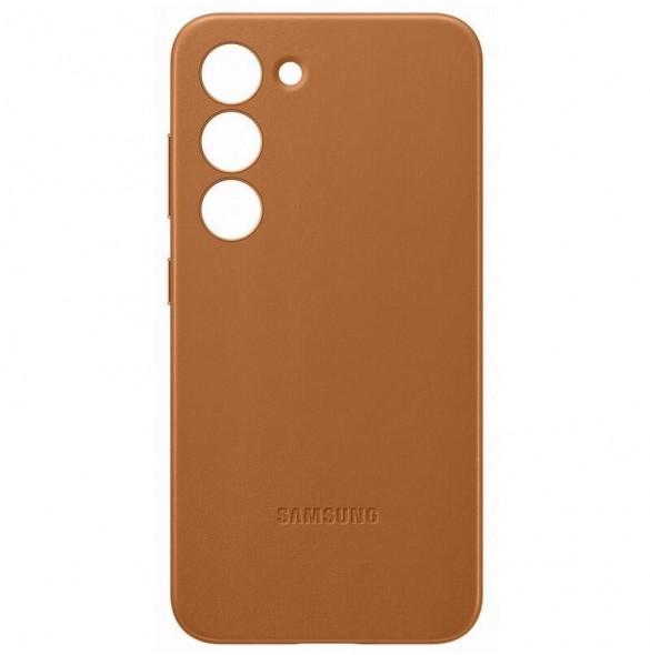 Samsung Leather Cover for Galaxy S23 Camel (VS911LAE)