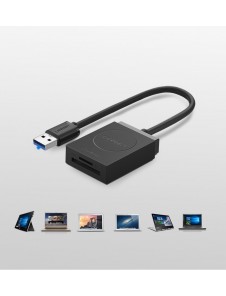 Ugreen SD / micro SD card reader to USB 3.0 black