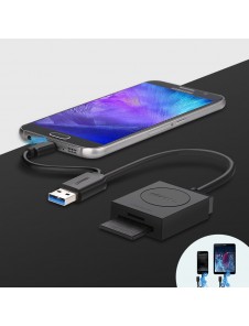 Ugreen SD / micro SD card reader to USB 3.0 black