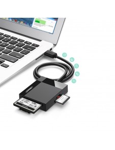 Ugreen USB 3.0 SD / micro SD / CF / MS memory card reader black