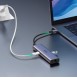 Ugreen multi-functional HUB USB Type C - 3x USB 3.2 Gen 1 / HDMI 4K 60Hz / SD and TF card reader gray