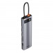 Baseus Metal Gleam 11in1 multifunctional USB Type C HUB - 3x USB 3.2 Gen 1 5Gbps gray