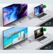 Choetech 9in1 multifunctional USB Type C HUB - 3x USB 3.2 Gen 1 gray