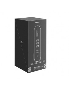 Baseus multifunctional HUB 3x USB 3.2 Gen 1 (EU / CN / UK plugs) gray (CAHUB-DG0G)