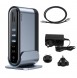 Baseus multifunctional HUB 3x USB 3.2 Gen 1 (EU / CN / UK plugs) gray (CAHUB-DG0G)