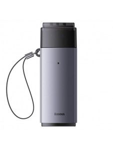 Baseus Lite Series adapter SD / TF USB card reader gray