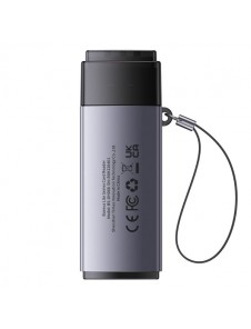 Baseus Lite Series adapter SD / TF USB card reader gray