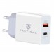 Tactical Laddare AR-PD-18W USB-A / USB-C QC 3.0 3.4a - Vit