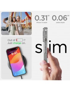 iPhone 15 cover, vaska, Spigen