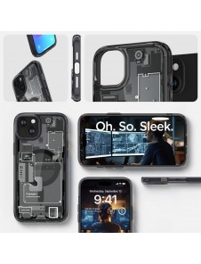 iPhone 15 cover, vaska, Spigen