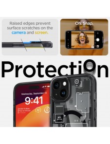 iPhone 15 cover, vaska, Spigen