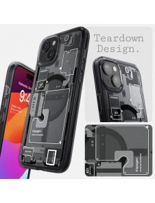 iPhone 15 cover, vaska, Spigen