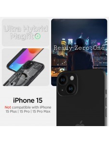iPhone 15 cover, vaska, Spigen