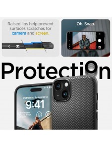 iPhone 15 cover, vaska, Spigen