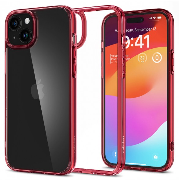 iPhone 15 cover, vaska, Spigen