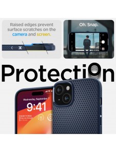 iPhone 15 cover, vaska, Spigen