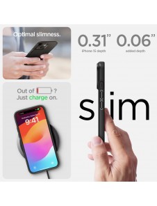 iPhone 15 cover, vaska, Spigen