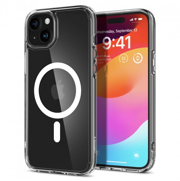 iPhone 15 cover, vaska, Spigen