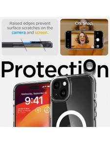 iPhone 15 cover, vaska, Spigen