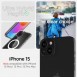iPhone 15 cover, vaska, Spigen