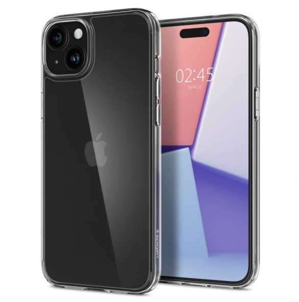iPhone 15 cover, vaska, Spigen