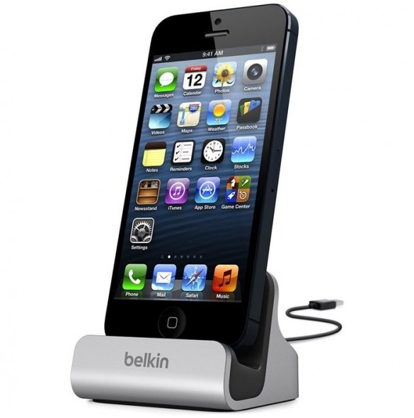 BELKIN F8J045BT LIGHTNING DOCK iPhone X, iPhone 8, iPhone 7 - SILVER