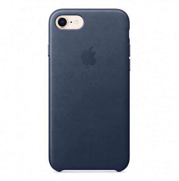 Apple MQH82ZM/A iPhone 7, iPhone 8 Läderskal  - Kosmosblå