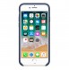Apple MQH82ZM/A iPhone 7, iPhone 8 Läderskal  - Kosmosblå