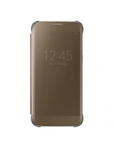 Samsung EF-ZG930CFE Clear View Cover G930 Galaxy S7 - Guld