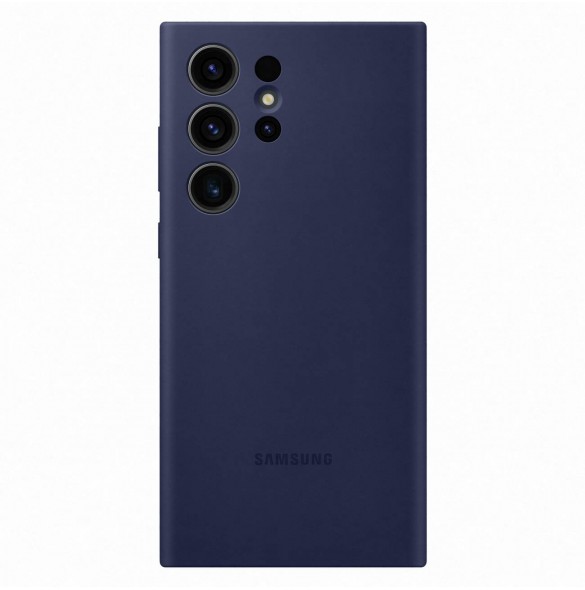Samsung Silicone Cover for Galaxy S23 Ultra Navy