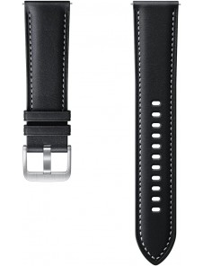 Samsung ET-SLR84LBE Galaxy Watch3 Stitch Läderband Svart