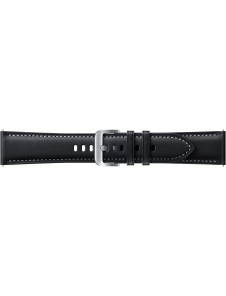 Samsung ET-SLR84LBE Galaxy Watch3 Stitch Läderband Svart
