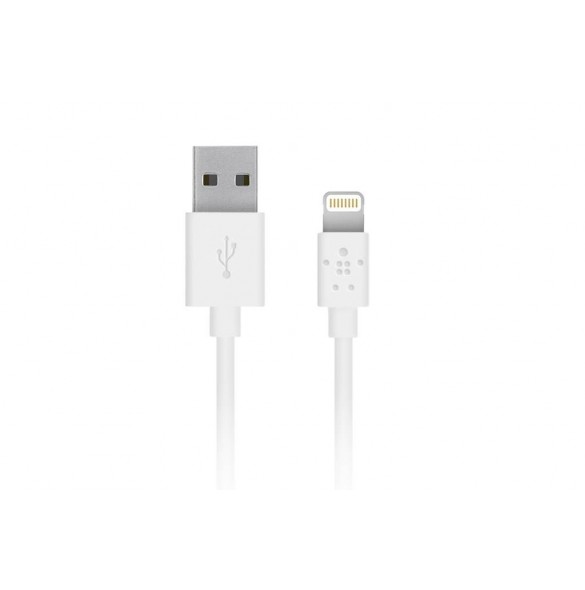 Belkin F8J023BT03-WHT MIXIT Lightning-kabel för Apple iPad-iPhone-iPod - Vit