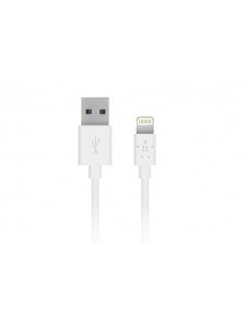 Belkin F8J023BT03-WHT MIXIT Lightning-kabel för Apple iPad-iPhone-iPod - Vit