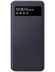 Samsung S View Plånboksfodral EF-EA426PBE Skal Samsung Galaxy A42 5G Svart