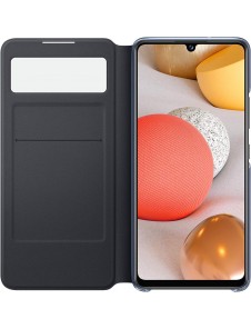 Samsung S View Plånboksfodral EF-EA426PBE Skal Samsung Galaxy A42 5G Svart