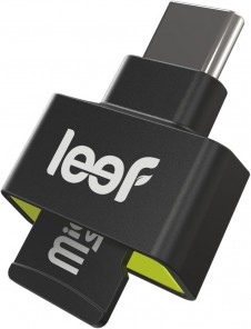 Leef LACC 00KK000 A1 "Access C USB MicroSD-kortläsare Svart