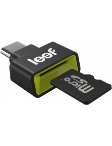 Leef LACC 00KK000 A1 "Access C USB MicroSD-kortläsare Svart
