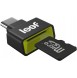 Leef LACC 00KK000 A1 "Access C USB MicroSD-kortläsare Svart