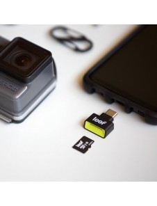 Leef LACC 00KK000 A1 "Access C USB MicroSD-kortläsare Svart